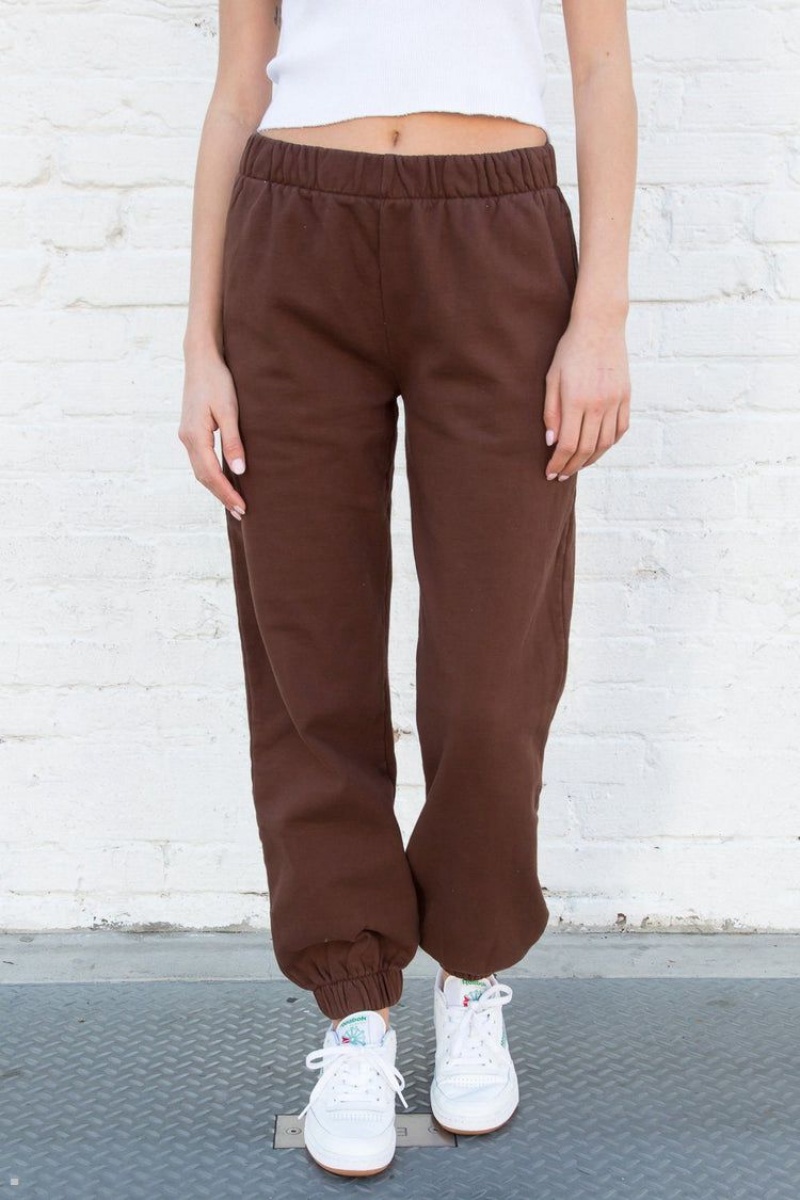 Pantalon Survêtement Brandy Melville Rosa Chocolat | VPU-85394218